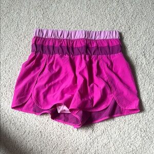 Vibrant Pink Athletic Shorts